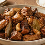 Adobo Recipe and Complete Ingredients finished dish by Aling Gemma