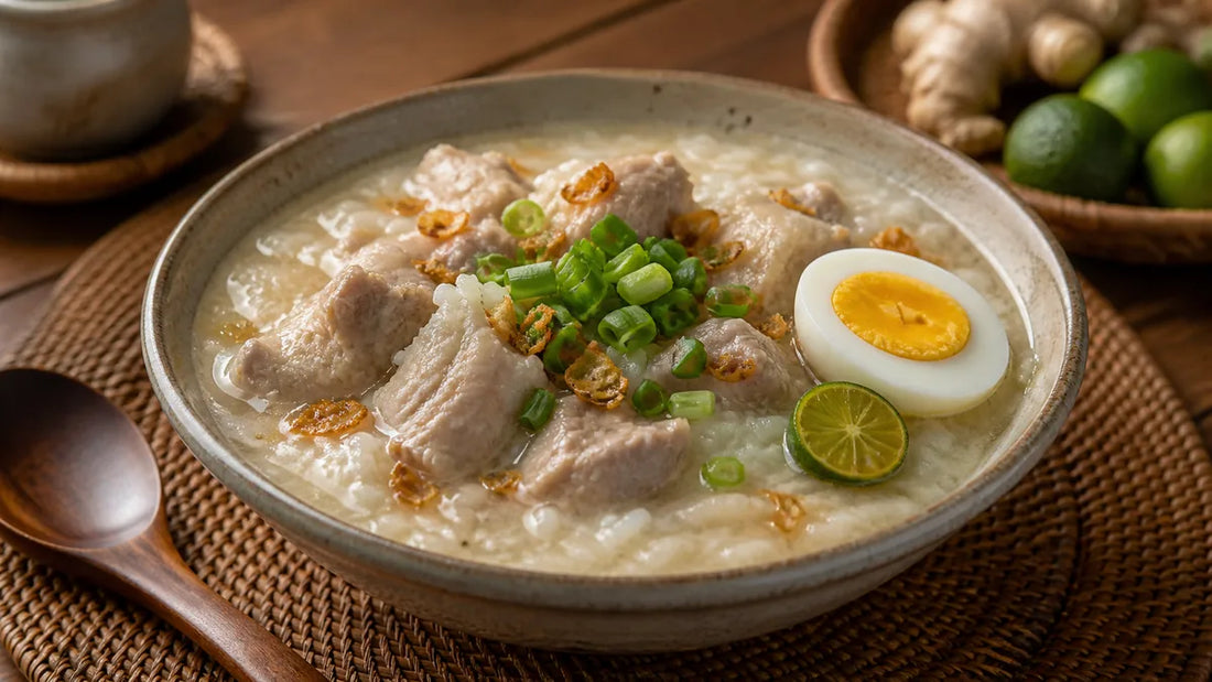 Chicken Arroz Caldo Recipe finished dish by Aling Gemma
