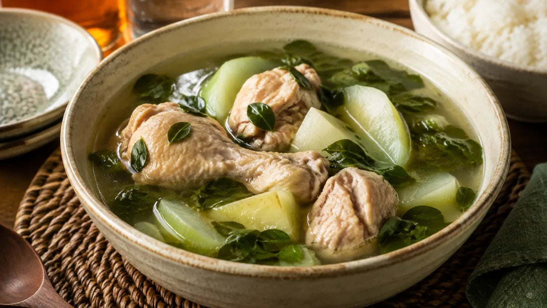 Chicken Tinola Recipe finished dish by Aling Gemma