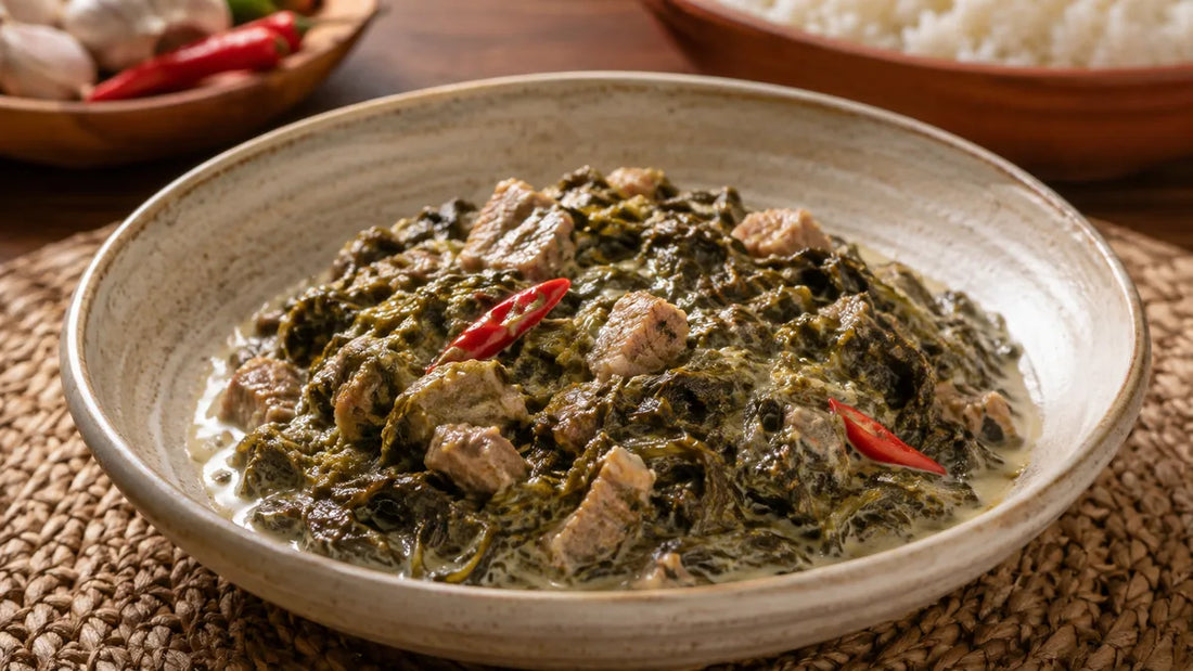 Laing Recipe finished dish by Aling Gemma