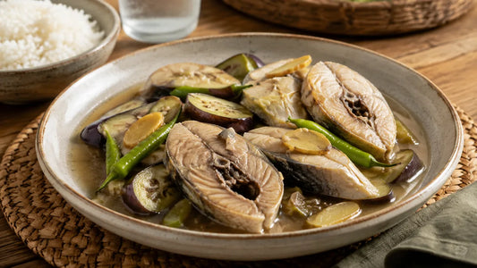 Paksiw na Bangus Recipe finished dish by Aling Gemma
