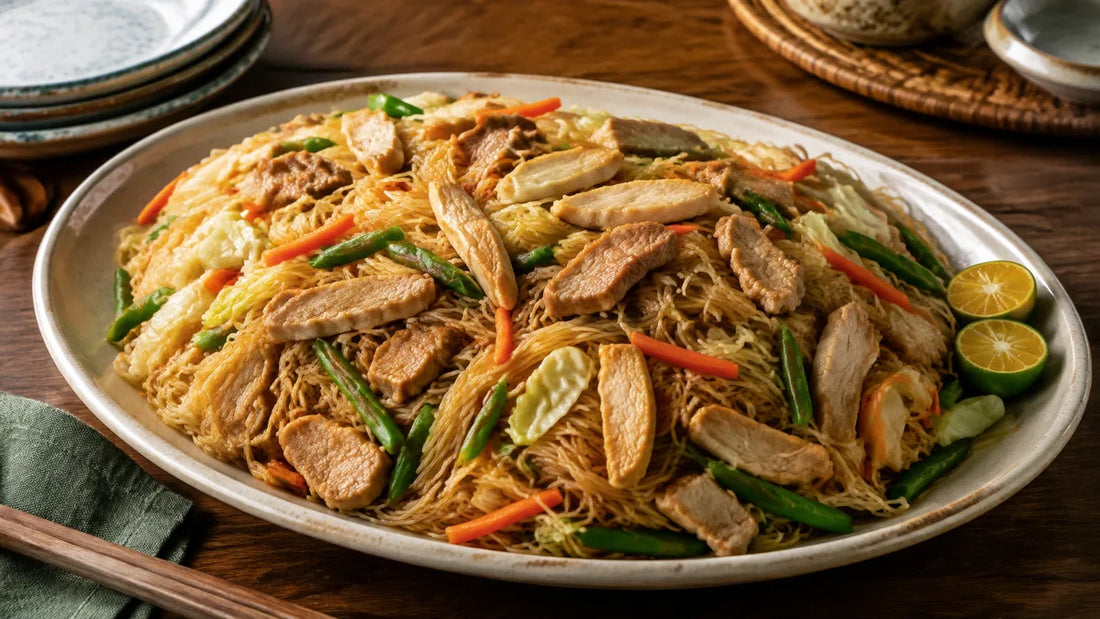 Pancit Bihon Recipe finished dish by Aling Gemma