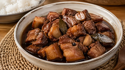 Pork Adobo Recipe finished dish by Aling Gemma