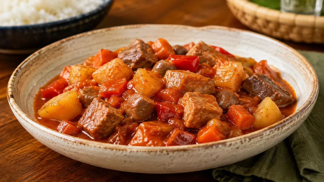 Pork Menudo Recipe finished dish by Aling Gemma