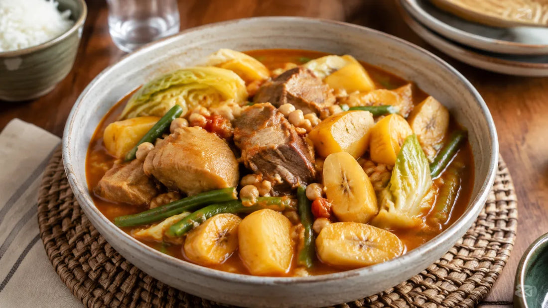 Pork Pochero Recipe finished dish by Aling Gemma