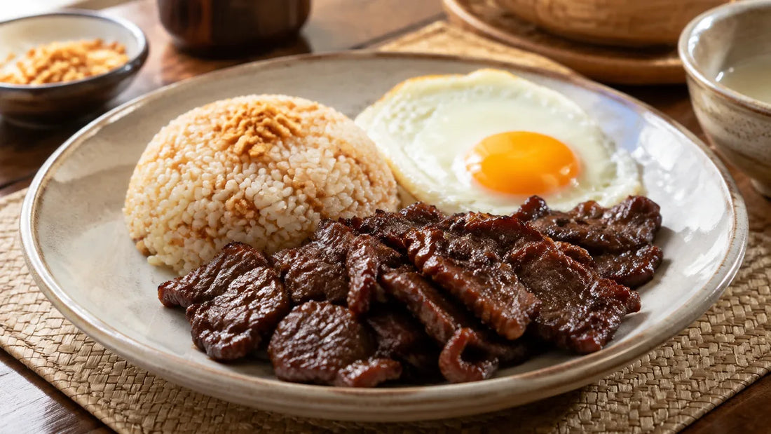 Tapsilog Recipe finished dish by Aling Gemma