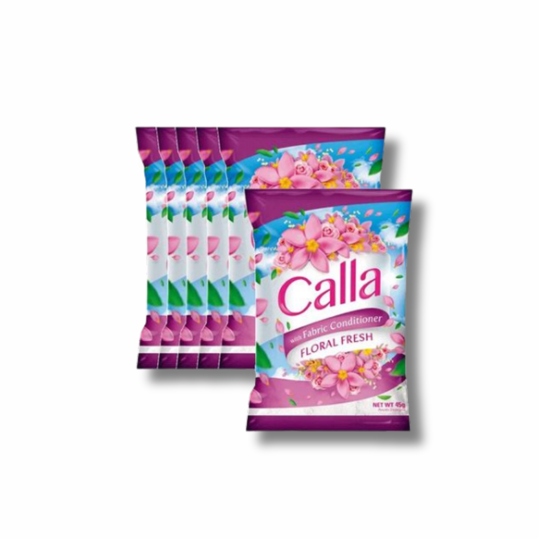 Calla Detergent Powder 45g x 6's – Aling Gemma Online Palengke