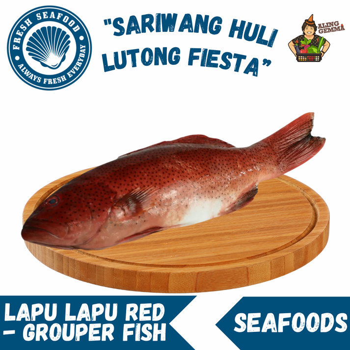 Lapu Lapu Red - Grouper Fish – Aling Gemma Online Palengke