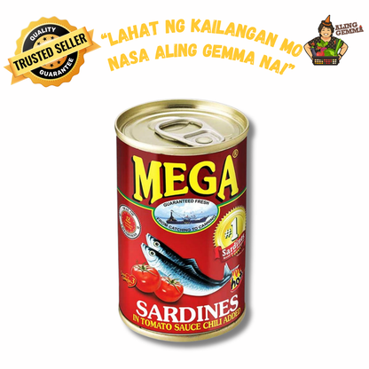 Mega Sardines Red 155g