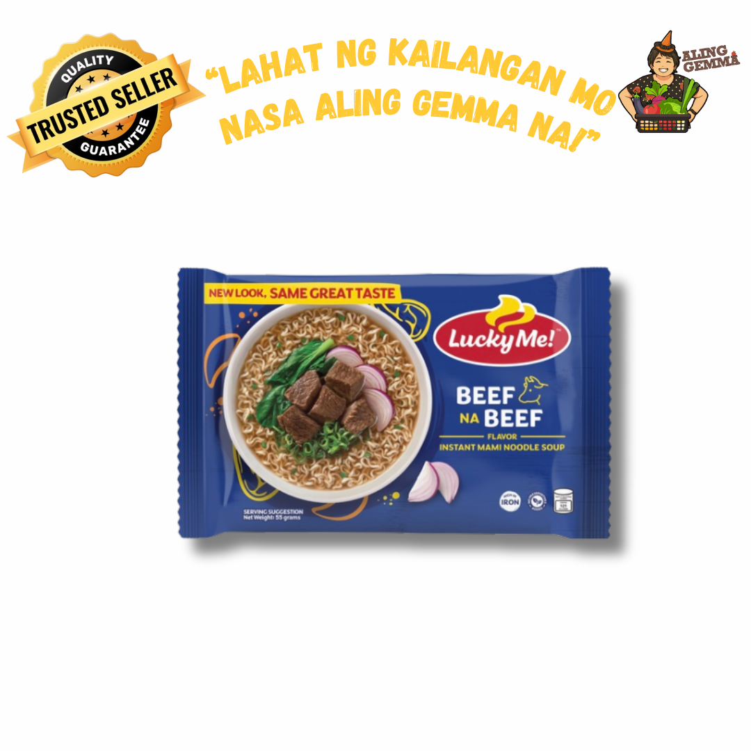 Lucky Me Noodles beef