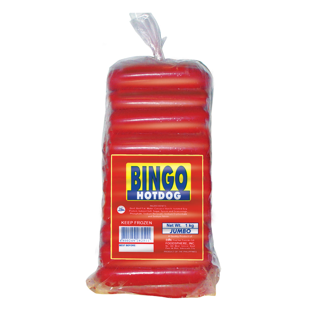 Bingo Hotdog Jumbo 1kg ni