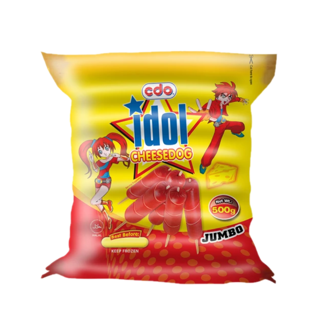 CDO Idol Cheesedog Jumbo 500g - Halal Certified