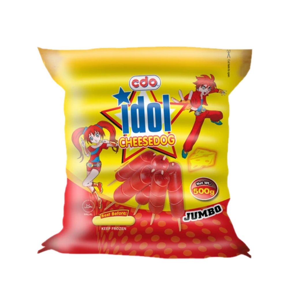 CDO Idol Cheesedog Jumbo 500g - Halal Certified