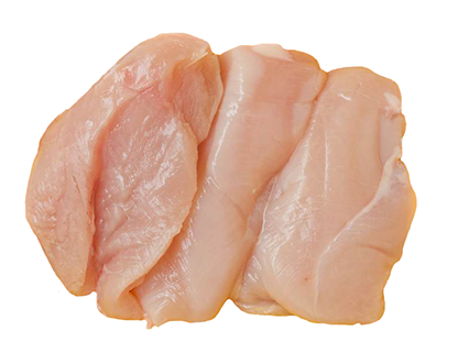 Chicken Fillet (no bones included in the weight)